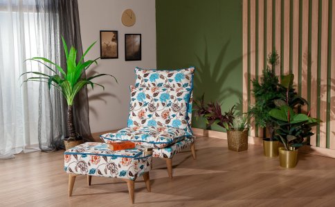 Flower Puflu Berjer Seti